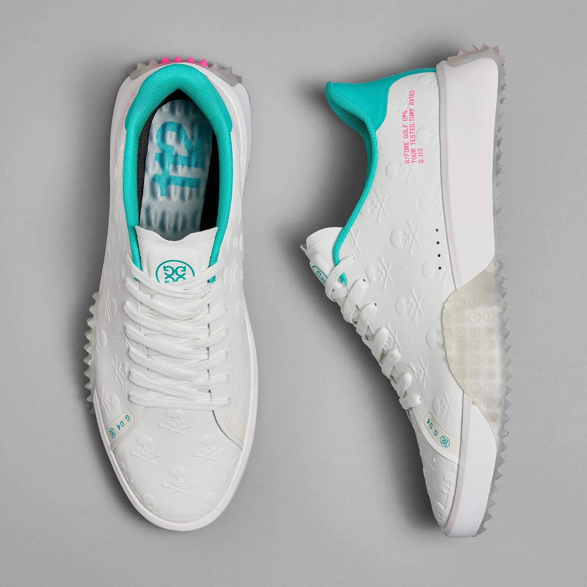 G/FORE G.112 Embossed Mens Golf Shoes Snow/Siren Camo